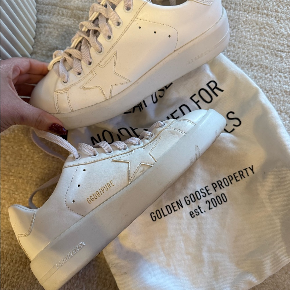 Golden Goose Women's Cream Sneakers